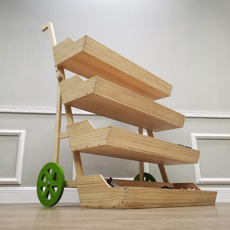 FixtureDisplays Flower Cart Vending Cart Farmers Market County Fair